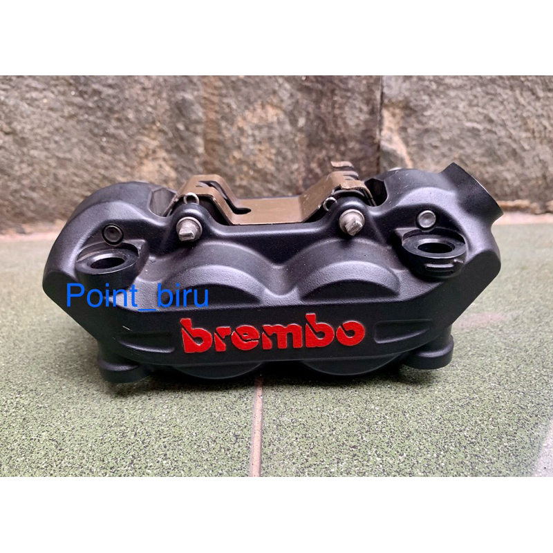 Jual Kaliper Brembo Radial 4 Piston Black Kanan Pitch 100mm 100