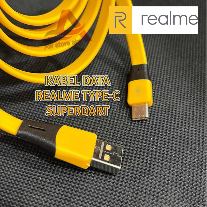 Jual Kabel Data Realme Type C Support 65W Super Vooc Realme X XT 7