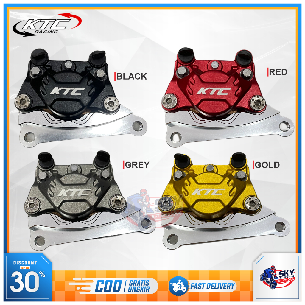 Jual Kaliper Belakang Pala Babi KTC Racing 2P Slim Nmax Old New Plus