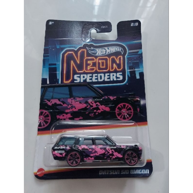 Jual Hot Wheels Neon Speeders Datsun Wagon Shopee Indonesia