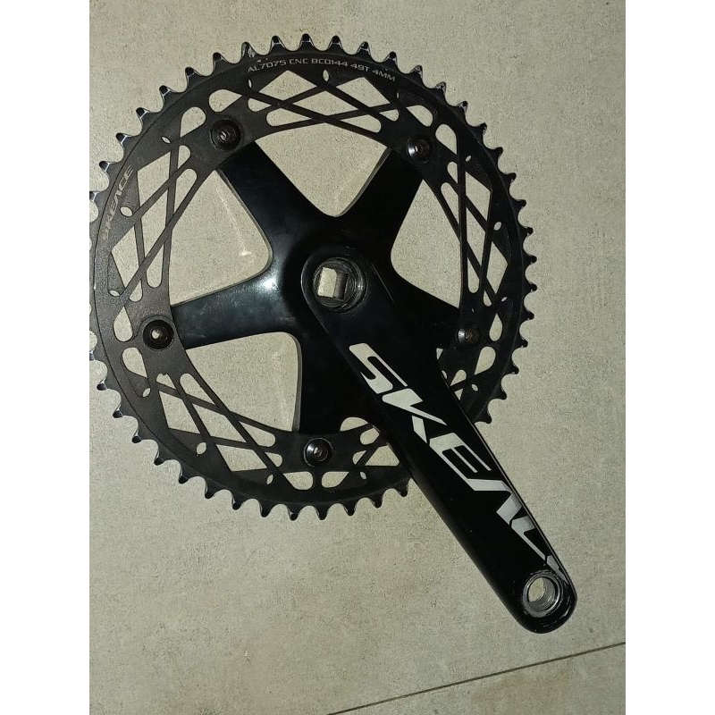 Jual Crank Set Skeace Chainring Spider T Bcd Shopee Indonesia