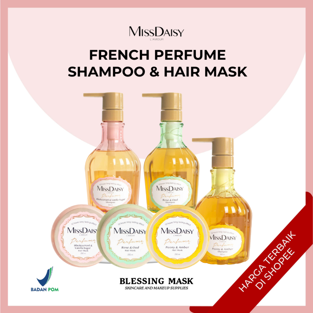 Jual MISS DAISY French Perfume Shampoo Anti Ketombe Hairmask Rambut