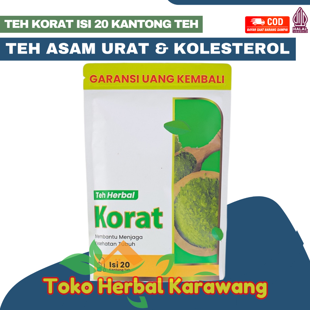 Jual Teh Korat Solusi Asam Urat Kolesterol Tinggi 100 Original