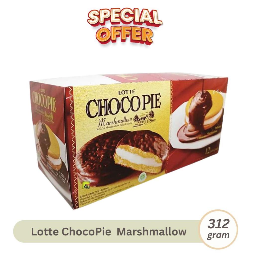 Jual Lotte Chocopie Marsmallow Pcs Box Gr Biskuit Choco Pie Coklat