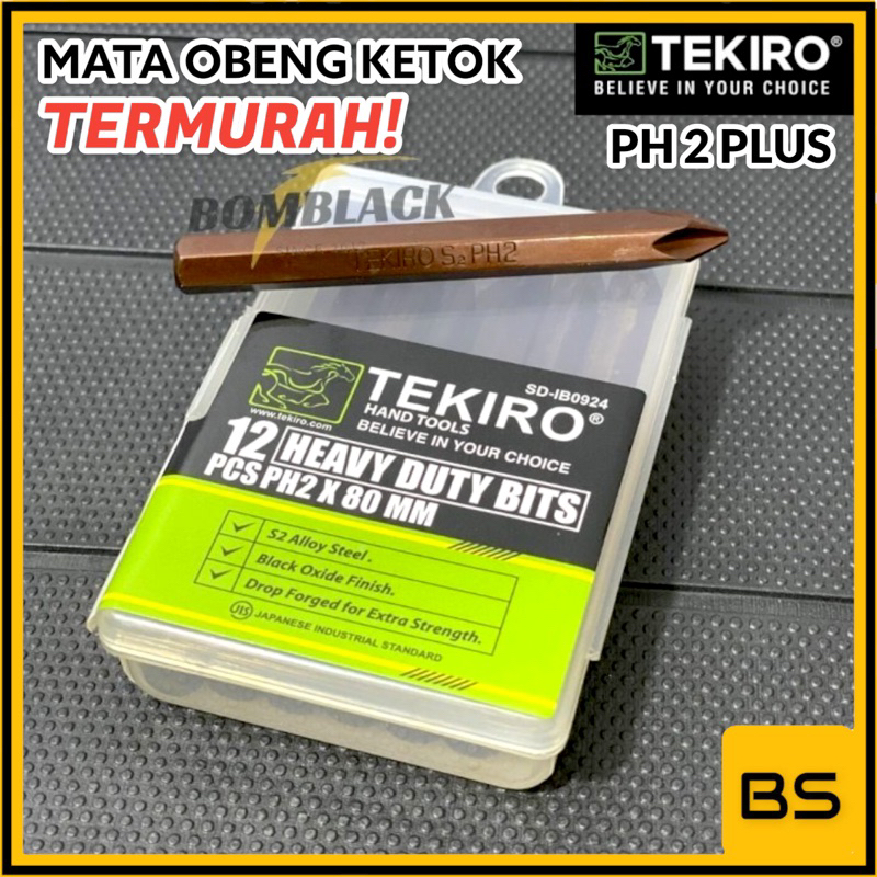 Jual Mata Obeng Ketok Tekiro Ph X Mm Heavy Duty Bits Harga Satuan