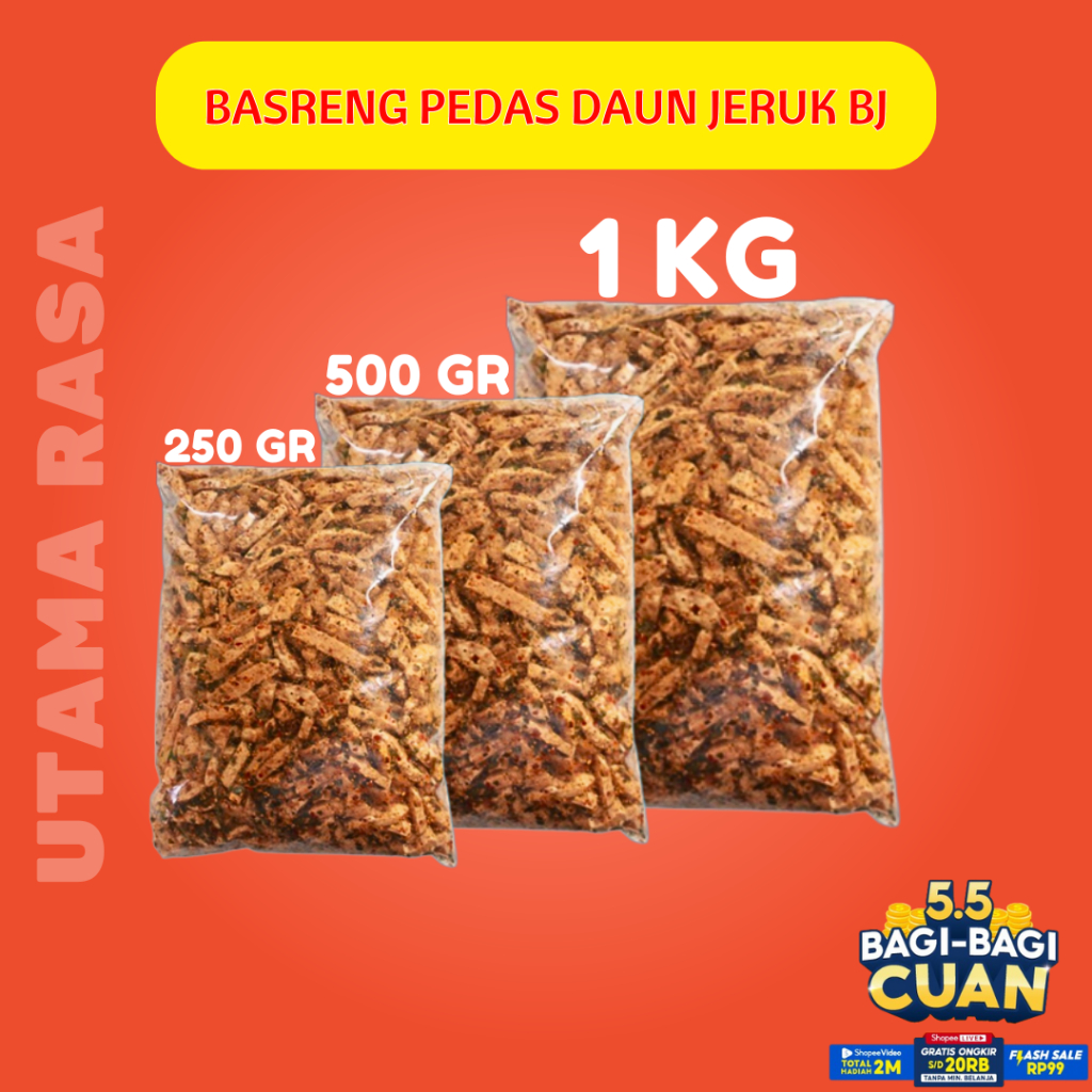 Jual Basreng Viral Pedas Daun Jeruk Kg Basreng Stik Bakso Goreng