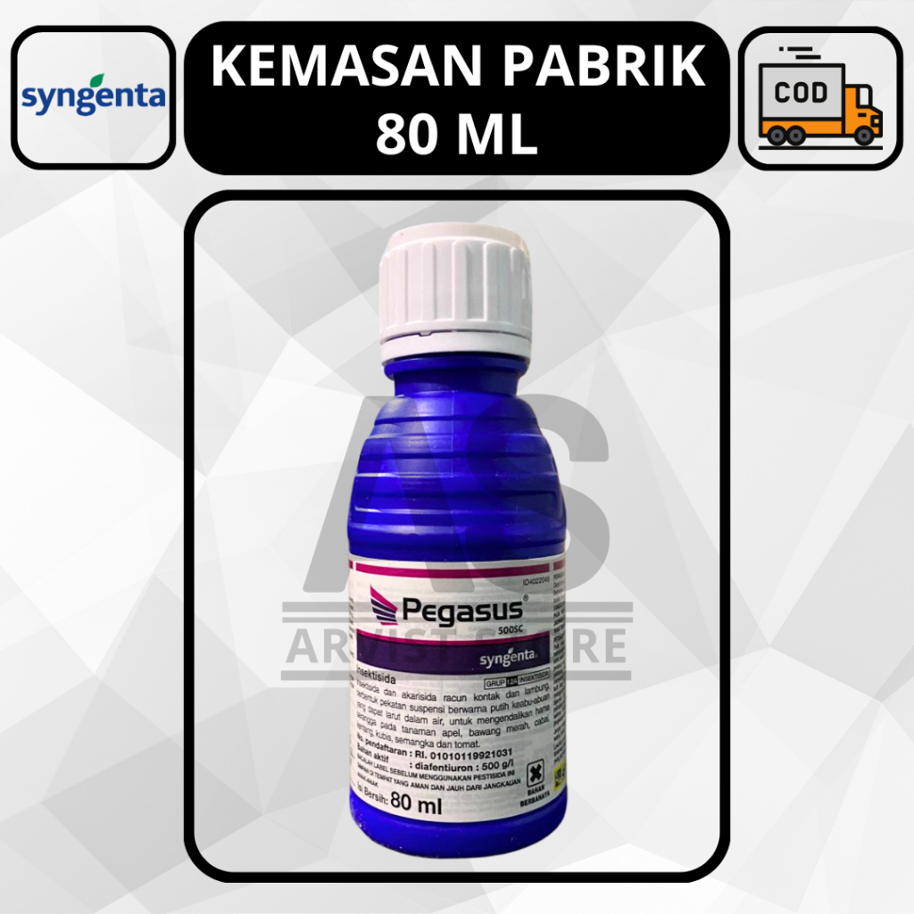 Jual Insektisida PEGASUS 500SC Kemasan 80ml Akarsida Pembasi Hama