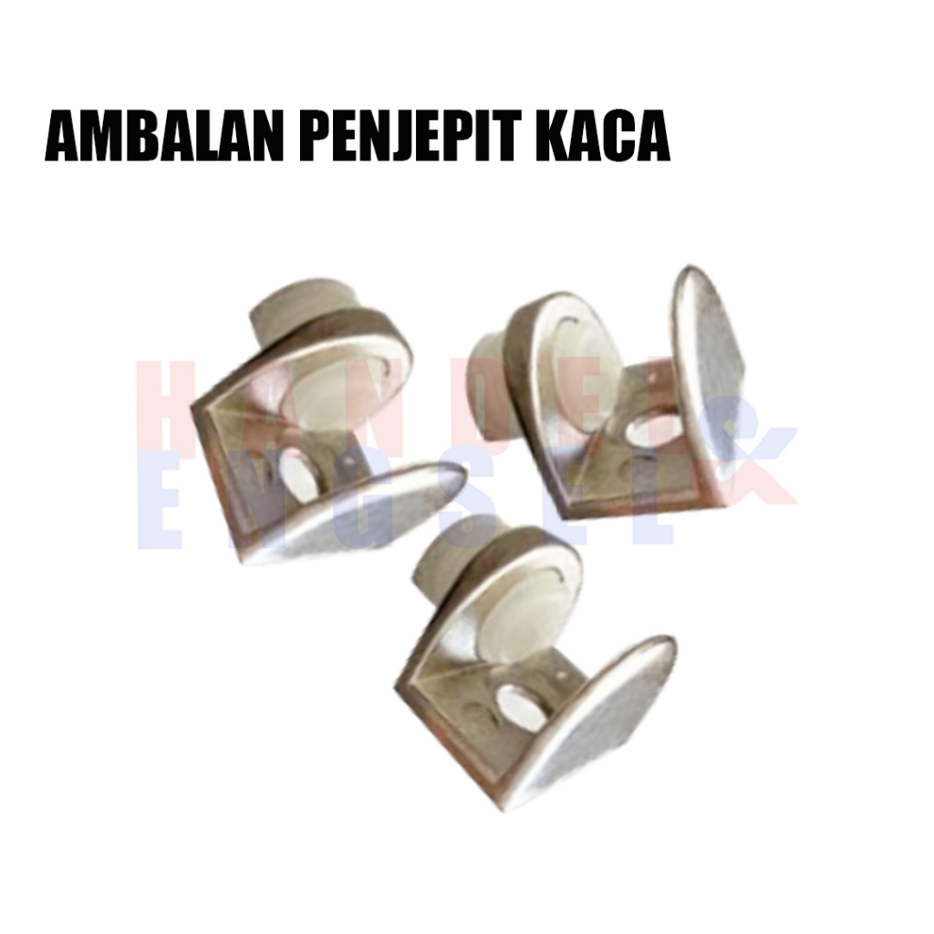 Jual Ambalan Jepit Penjepit Sekat Kaca Ambalan Penjepit Kaca Ke Kayu