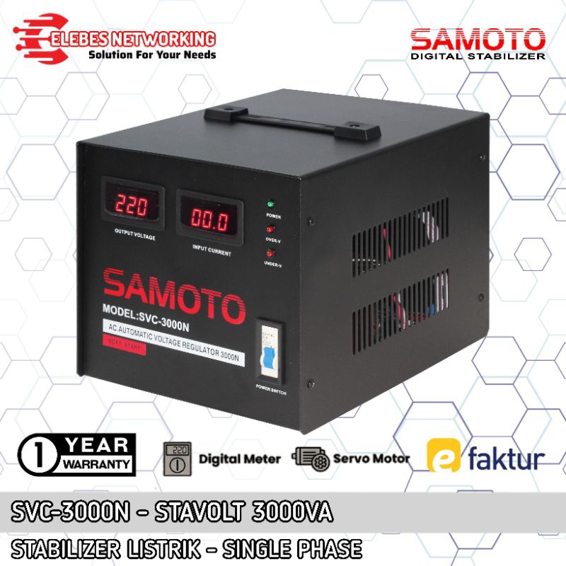 Jual Svc N Stabilizer Listrik Samoto Va Watt Stavolt Avr Dc