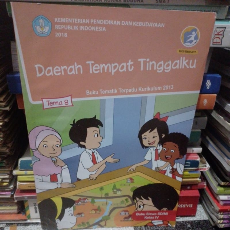 Jual Buku Tematik Terpadu Daerah Tempat Tinggalku Tema Kelas Iv Sd