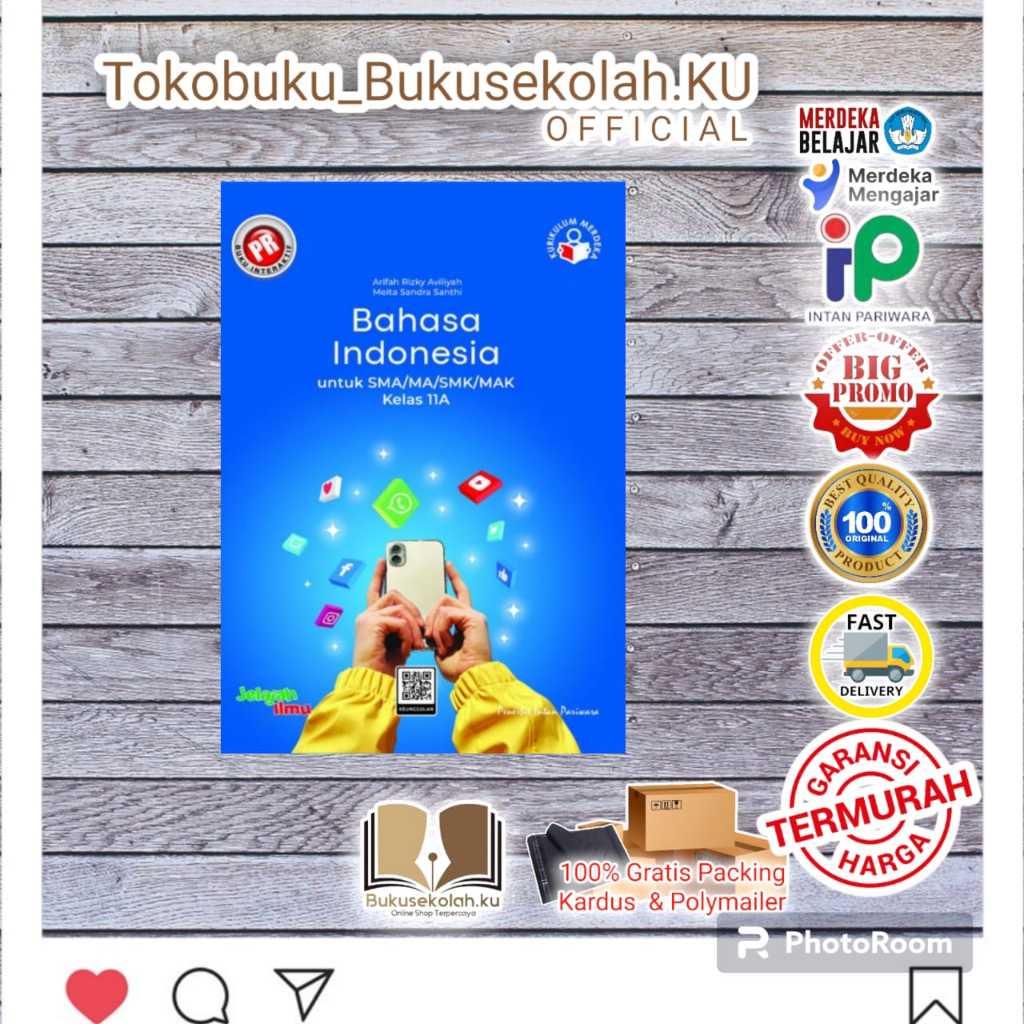 Jual Diskon BUKU PR INTERAKTIF BAHASA INDONESIA KELAS 11 SEMESTER 1 2