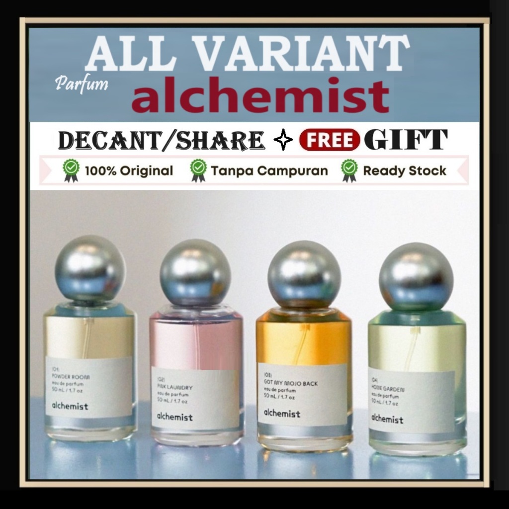 Jual FREE TESTER Share Decant ALCHEMIST Eau De Parfum Powder Room