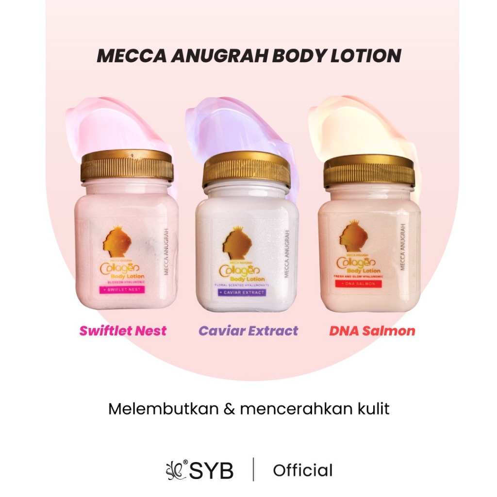 Jual SYB MECCA ANUGRAH COLLAGEN BODY LOTION BITCOL ORIGINAL 100 BPOM