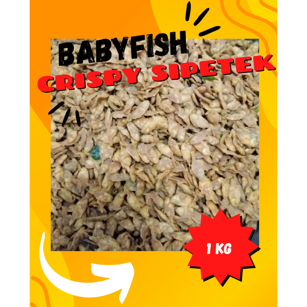 Jual Ikan Pepetek Crispy Baby Fish Wander Berat Kg Shopee Indonesia