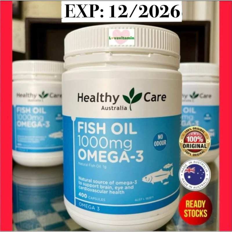 Jual Healthy Care Fish Oil Mg Omega Capsules Shopee Indonesia