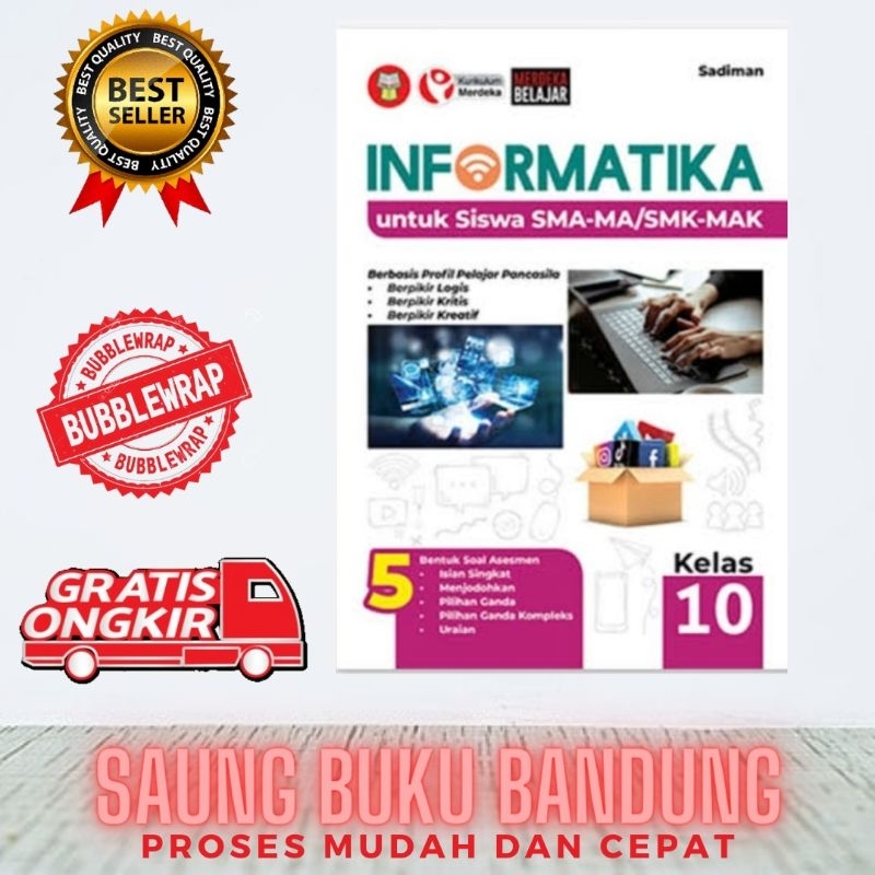 Jual Buku Informatika Berbasis Profil Pelajar Pancasila Untuk Siswa Sma