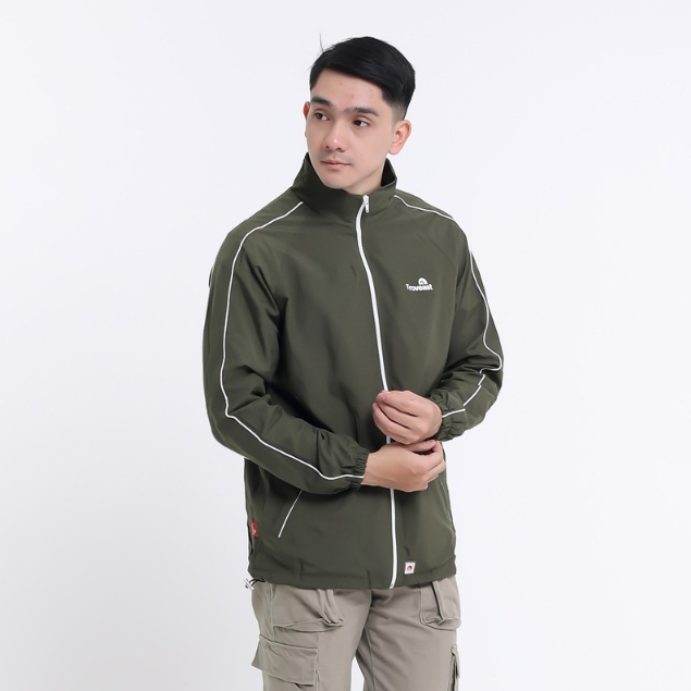 Jual Troveast Parasut Jacket Windbreaker Crinkle Army Series Shopee