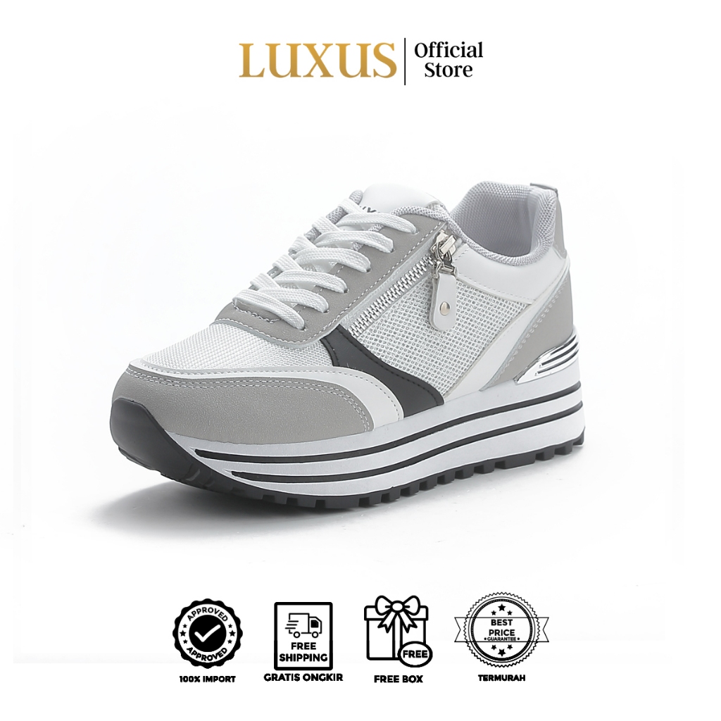 Jual Luxus Rami Sepatu Wanita Sepatu Sneakers Sporty Casual Lx