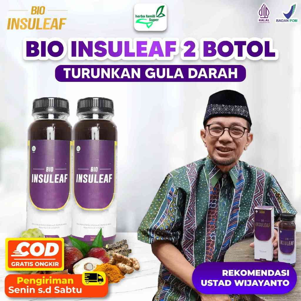 Jual Bio Insuleaf Botol Atasi Diabetes Kencing Manis Original