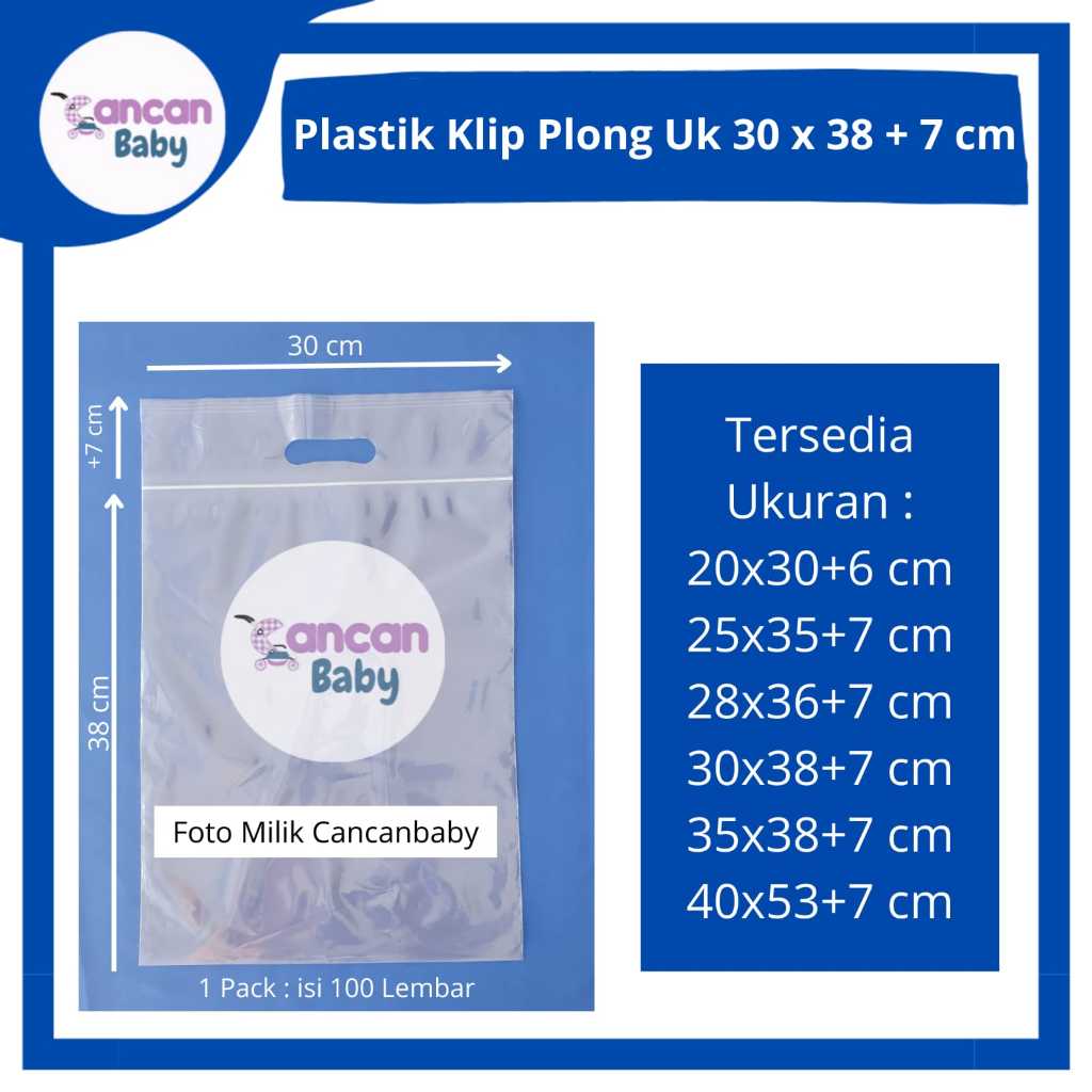 Jual Plastik Klip Pond X Bening Isi Ziplock Packing Laundy