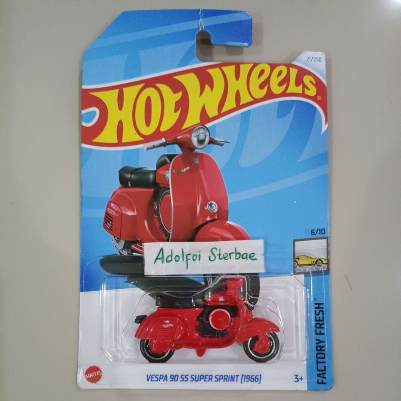 Jual Hotwheels Hot Wheels Vespa Ss Super Sprint Factory Fresh