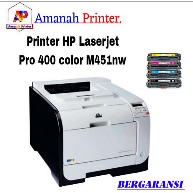 Jual Printer HP Laserjet Pro 400 Color M451nw Printer Laser Color Print