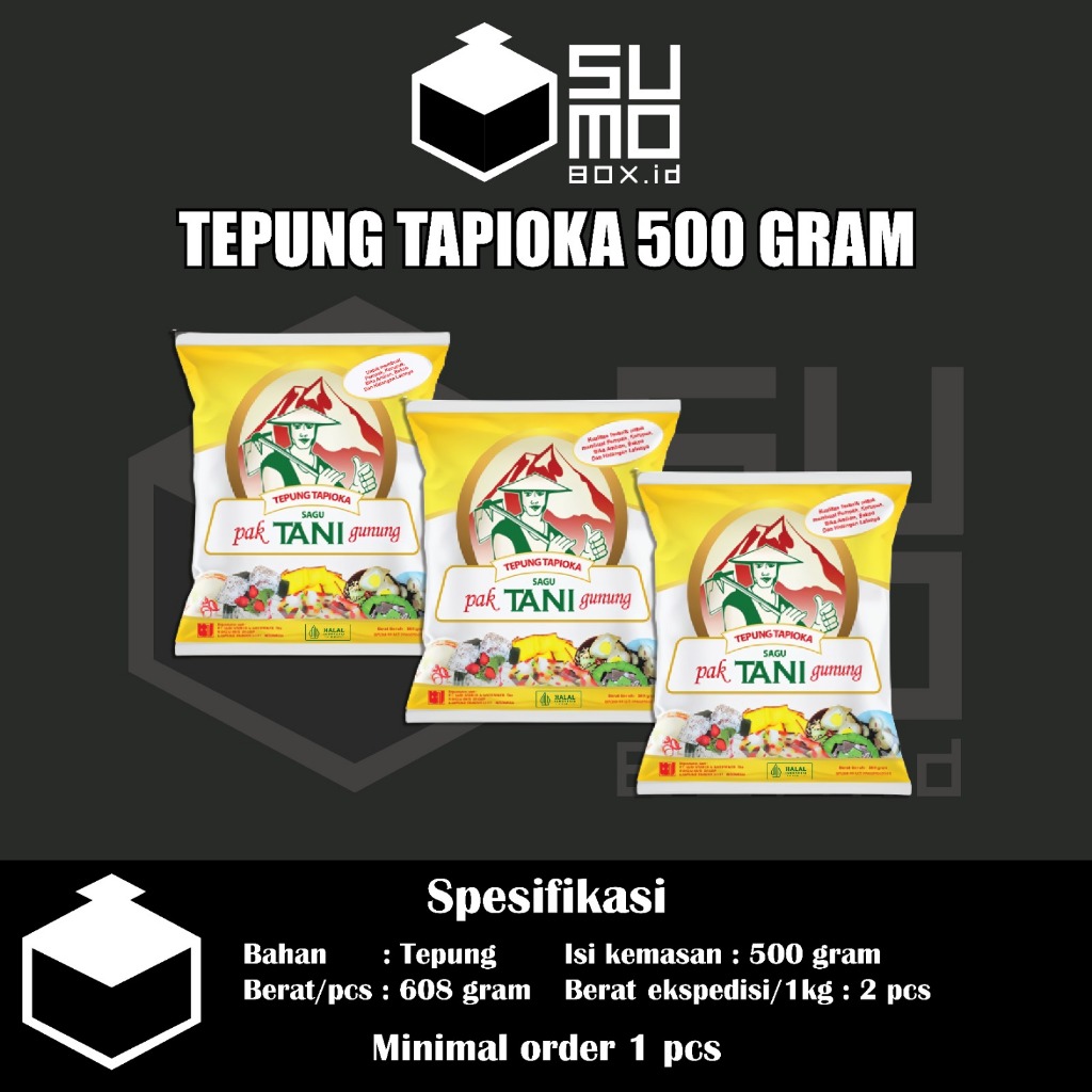 Jual Tepung Tapioka Cap Pak Tani Gunung Gram Shopee Indonesia