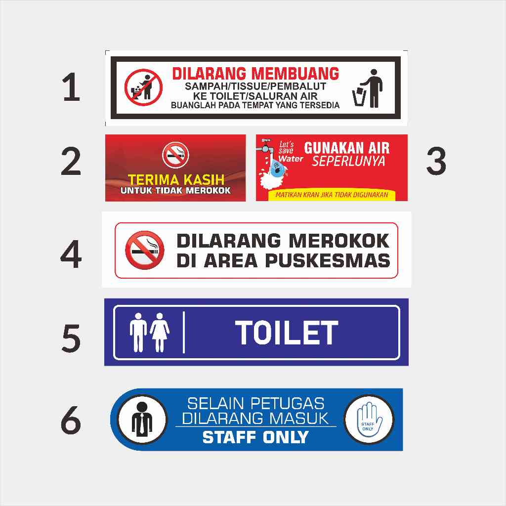 Jual Stiker Kantor Sticker Selain Petugas Dilarang Masuk Sticker