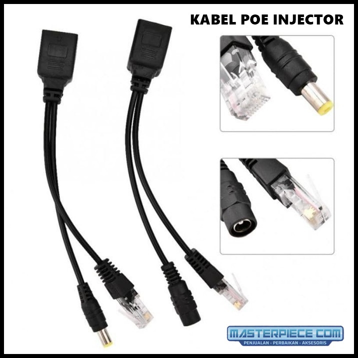 Jual Kabel Poe Splitter Poe Passive Injector For Cctv Dll Harga Per Set