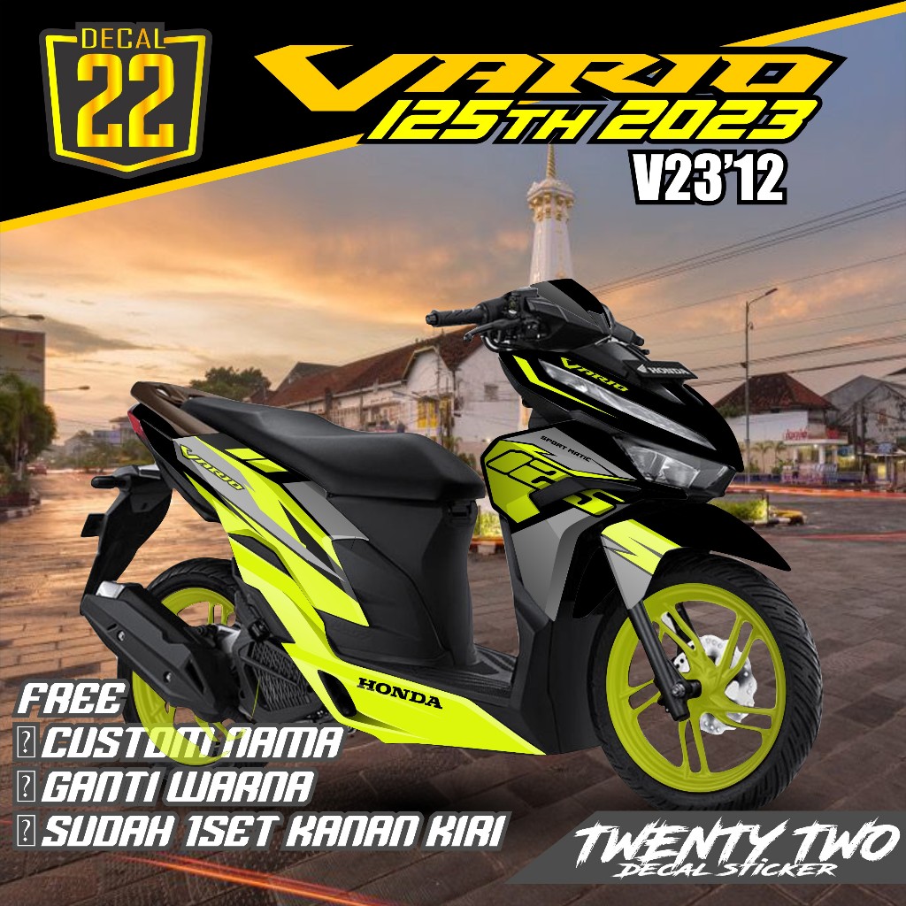 Jual Cod Terbaru Decal Sticker Honda Vario New