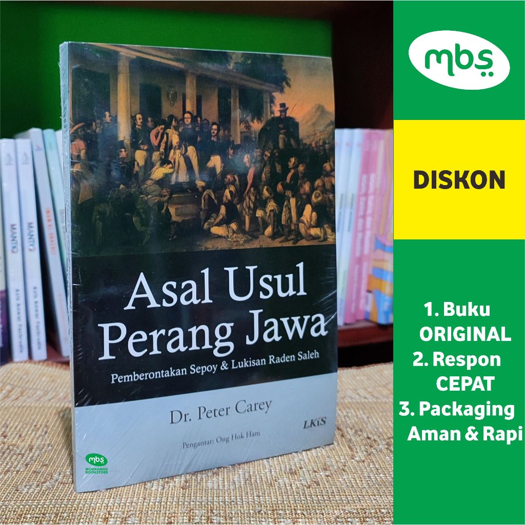 Jual BUKU ASAL USUL PERANG JAWA Pemberontakan Sepoy Lukisan Raden