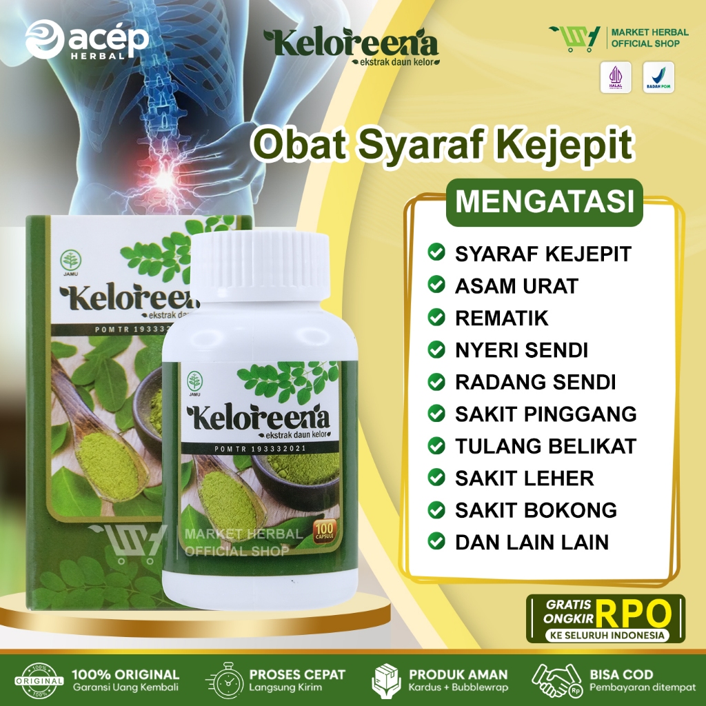 Jual Obat Saraf Kejepit Paling Ampuh Sakit Pinggang Encok Pegal Linu