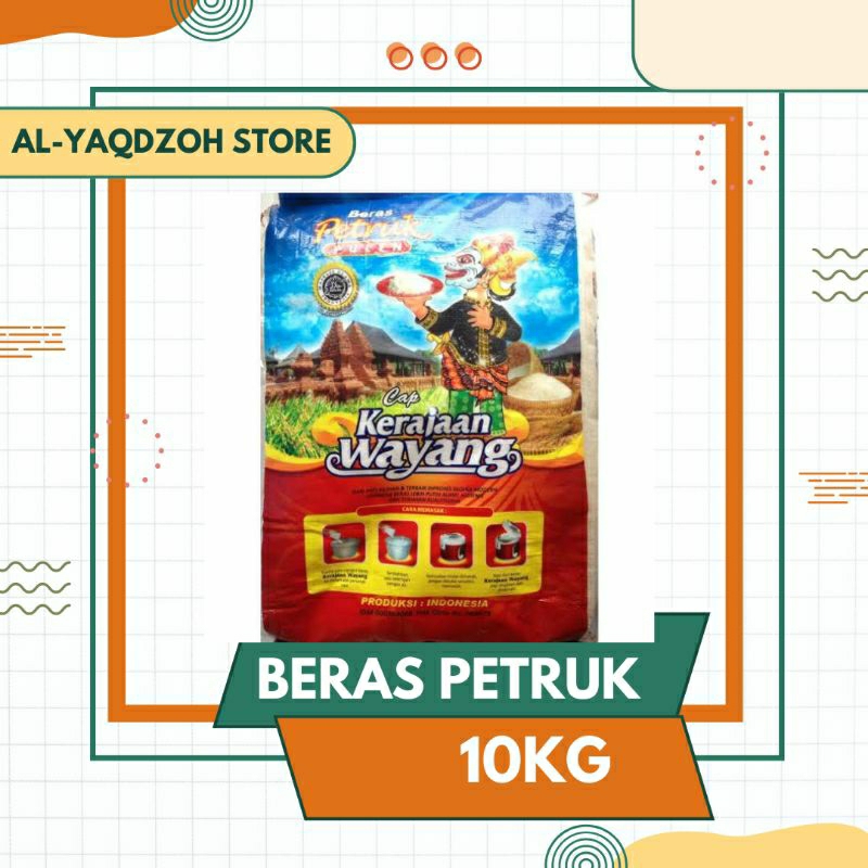 Jual Beras Premium Petruk Cap Kerajaan Wayang Kg Shopee Indonesia