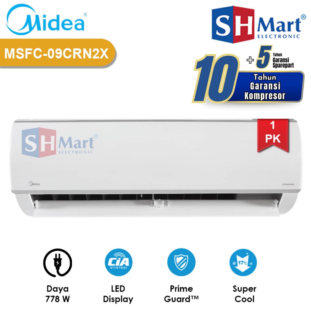 Jual Ac Midea Pk Low Watt Msfc Crn X Garansi Resmi Shopee Indonesia