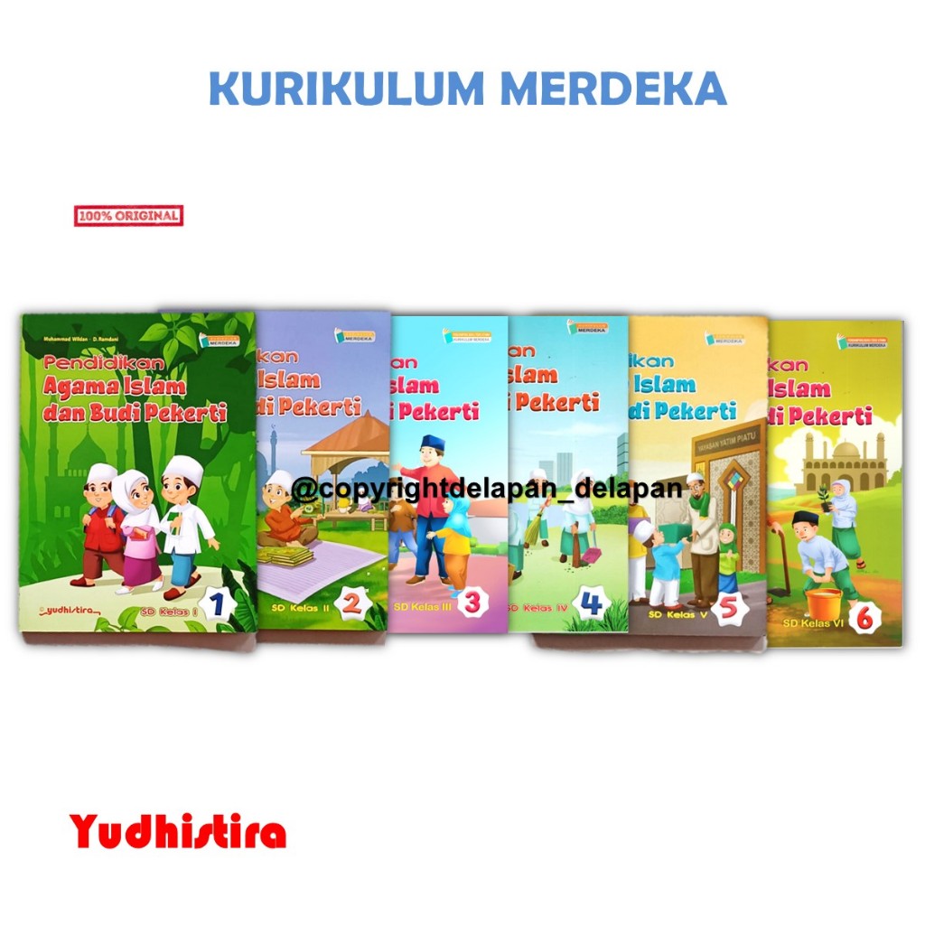 Jual Yudhistira Pendidikan Agama Islam SD Kelas 1 2 3 4 5 6