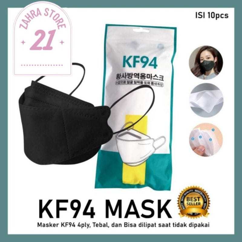 Jual ZS21 Masker 4Ply Korea KF94 Mouson Warna Isi 10 Pcs Berkualitas