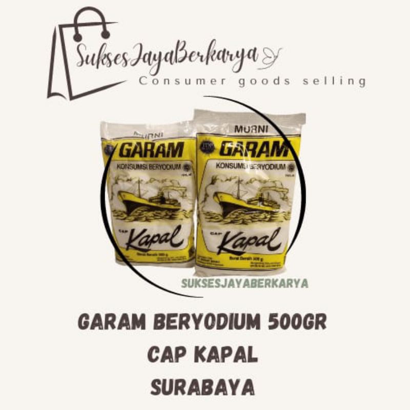 Jual Garam Masak Beryodium Cap Kapal Kemasan Gram Shopee Indonesia