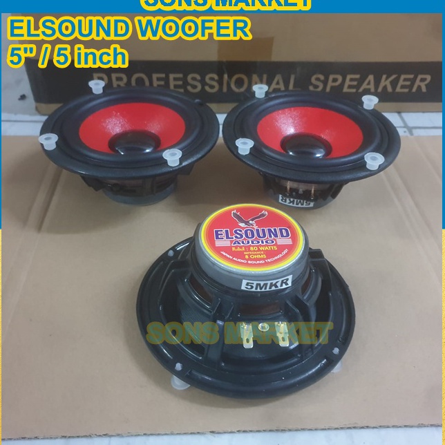 Jual SPEAKER WOOFER ELSOUND 5inch 5 Inch 5 ORIGINAL Shopee Indonesia