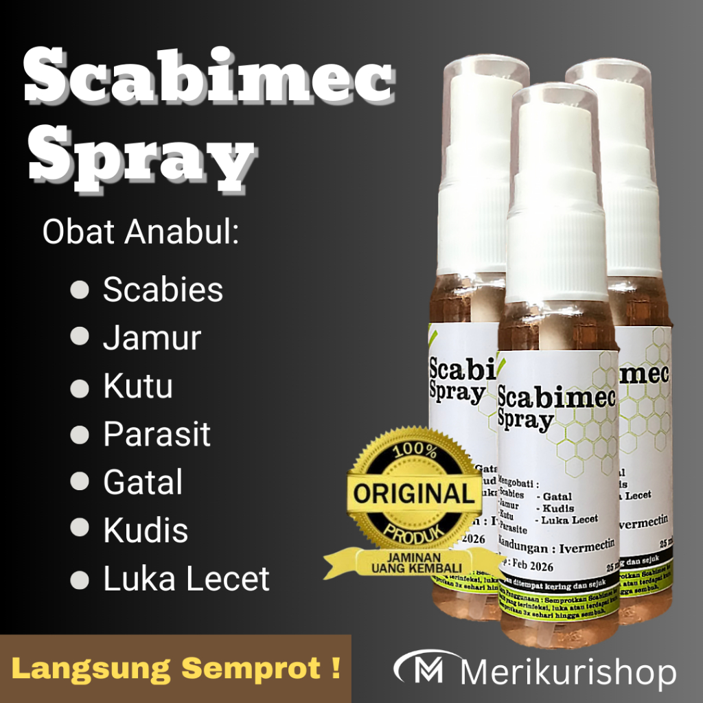 Jual Scabimec Obat Jamur Demodex Scabies Impetigo Gudik Parasit Kutu