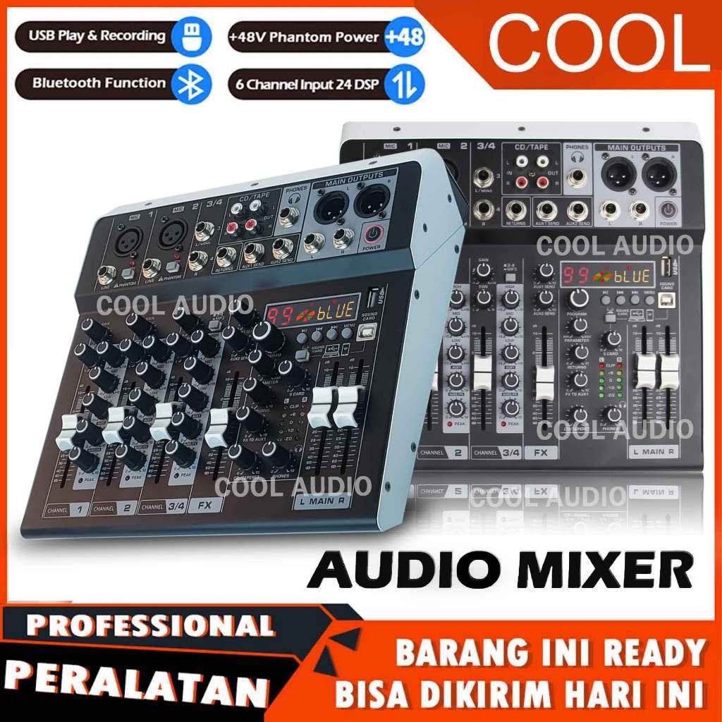 Jual Panggung Audio Mixer Audio Profesional 4 Chanel Murah Ashley Mini