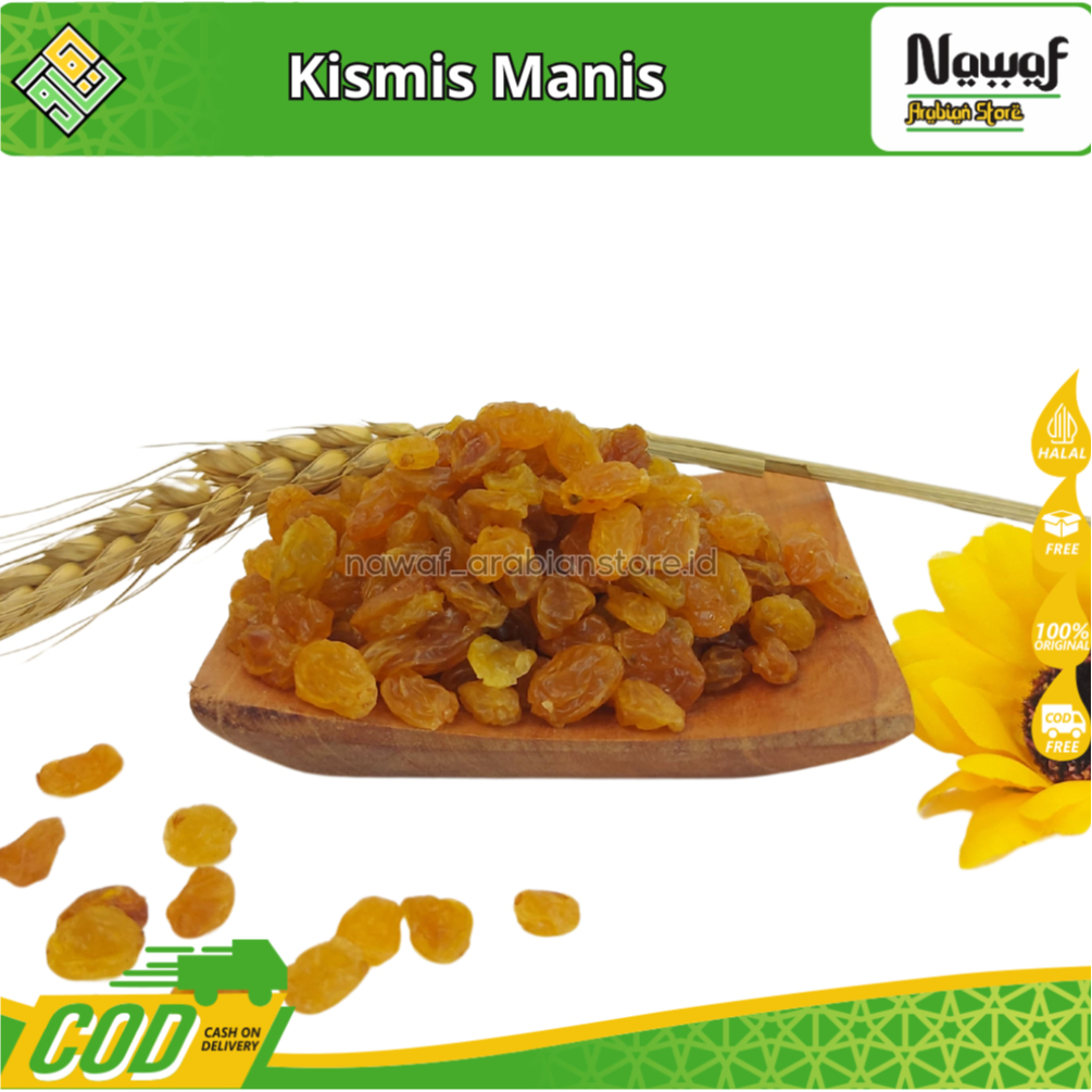 Jual Kismis Manis 1KG Kismis Mutiara Manis Anggur Kristal Kualitas