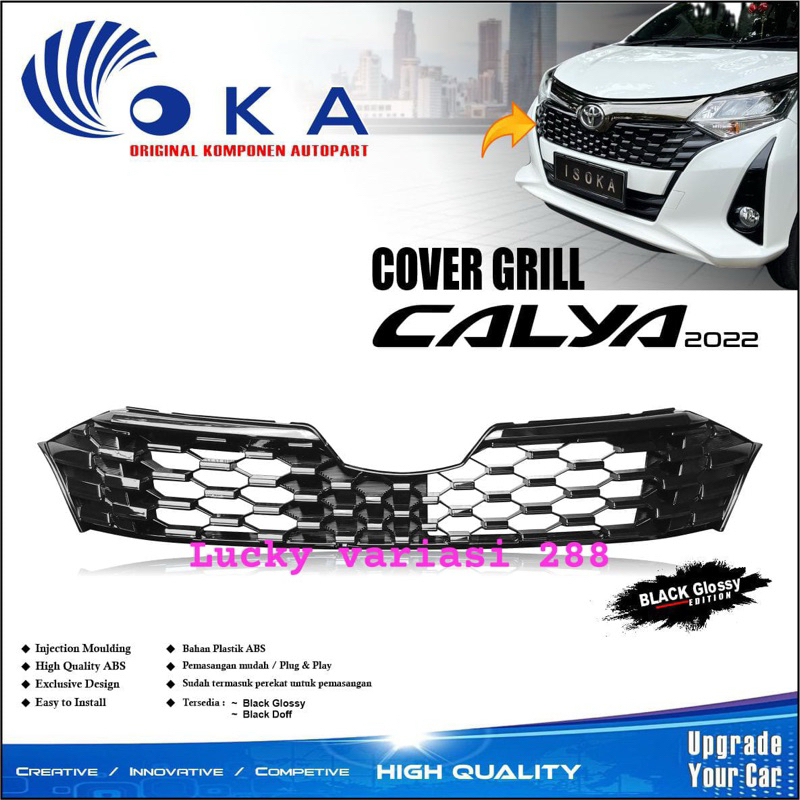 Jual GRILL BUMPER DEPAN CALYA FACELIFT 2022 2023 2024 2025 OEM PLASTIK