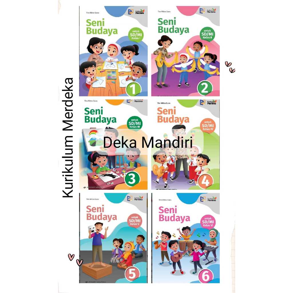 Jual Buku Seni Budaya SD MI Untuk Kelas 1 2 3 4 5 Dan 6 Kurikulum