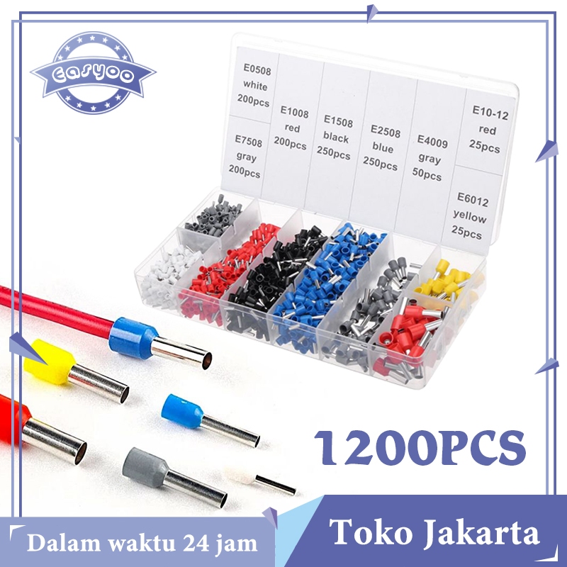 Jual Isi Electrical Assorted Insulated Wire Cable Terminal Crimp