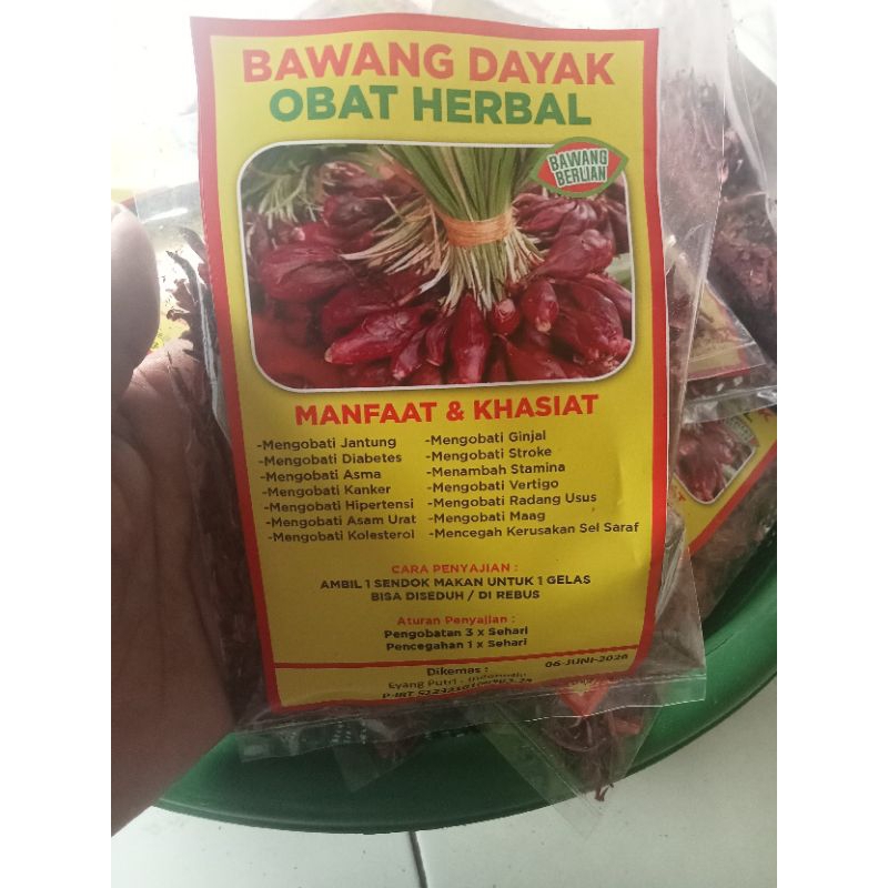 Jual Teh Seduh Bawang Dayak Teh Herbal Bawang Dayak Isi 60 Gram