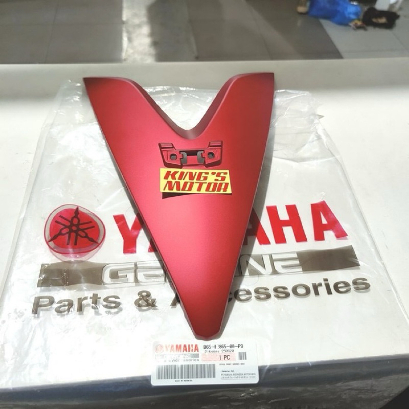 Jual Cover Panel Dasi Body Bodi Depan Aerox 155 Original Yamaha Hitam