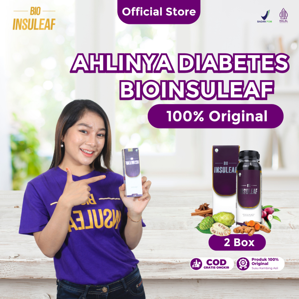 Jual Bio Insuleaf Diabetes Herbal Alami Box Shopee Indonesia