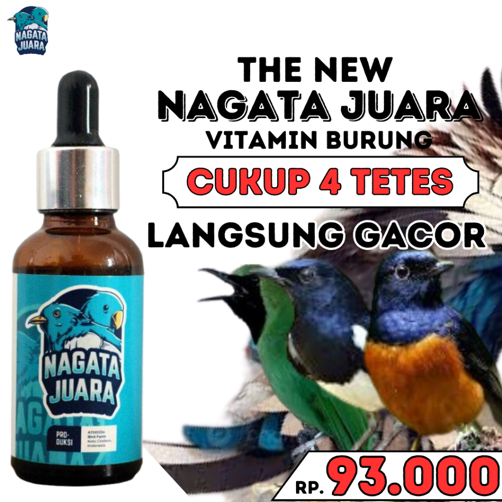 Jual Nagata Juara Vitamin Burung Kicau Sudah Terbukti Ampuh