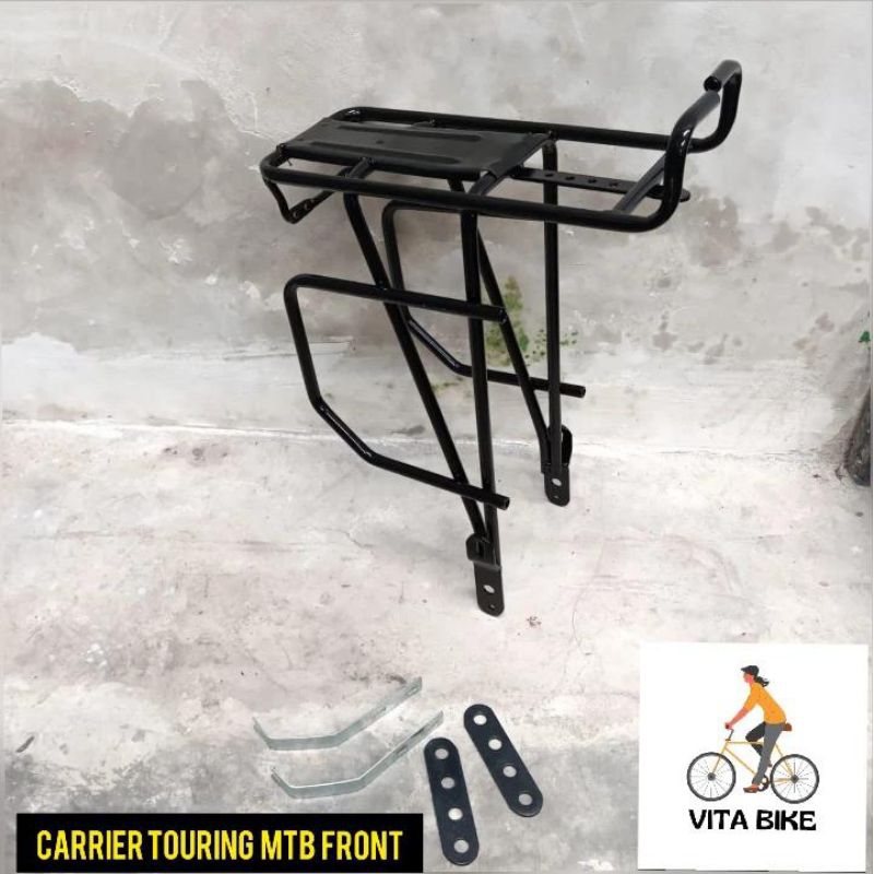 Jual Bagasi Sepeda Touring Depan Rak Bagasi MTB Panier Depan Shopee