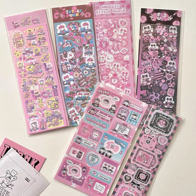 Jual Sticker Confetti Deco Photocard Korea Stiker Glitter Readystock